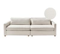 Beliani Sofa 3 Seater Vinstra Boucle Off-White