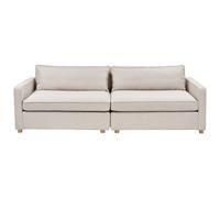 Sofa 3 Seater VINSTRA Fabric Beige