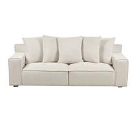 Beliani Sofa Viskan Chenille Off-White 3 Seater