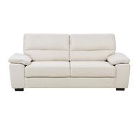 Beliani Sofa 3 Seater Vogar Fabric Light Beige