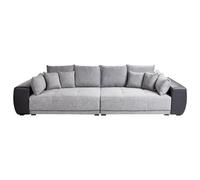Beliani Sofa 4 Seater Torpo Fabric Grey