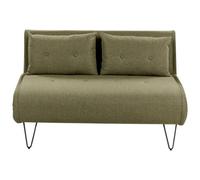 Sofa Bed 2 Seater VESTFOLD Fabric Olive Green