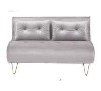 Sofa Bed 2 Seater VESTFOLD Velvet Grey