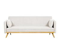 Sofa Bed 3 Seater ASAA Fabric Off-White