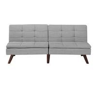 Fabric Sofa Bed Light Grey RONNE