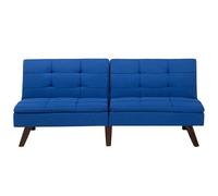 Sofa Bed 3 Seater RONNE Fabric Navy Blue