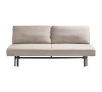 Beliani Sofa Bed 3 Seater Roykka Fabric Beige