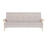Sofa Bed 3 Seater TJORN Fabric Beige