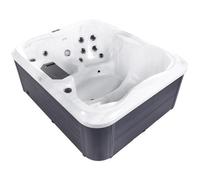 Outdoor Hot Tub with LED ARCELIA White