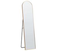 Beliani Standing Mirror Bagnolet 150 Cm Metal Gold