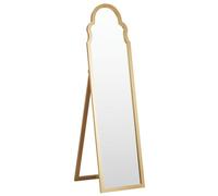 Beliani Standing Mirror Chatillon 150 Cm Gold
