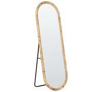 Standing Mirror MONTOT 150 cm Rattan Natural