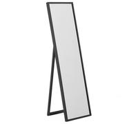 Beliani Standing Mirror Torcy 140 Cm Black