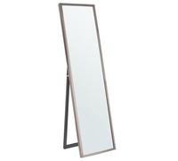 Beliani Standing Mirror Torcy 140 Cm Silver