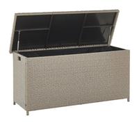 Beliani Storage Box Modena 126 Cm 46 Cm Taupe
