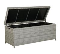 Beliani Storage Box Modena 158 Cm 63 Cm Grey