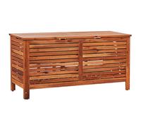 Beliani Storage Box Riviera 130 Cm 48 Cm Acacia Wood Brown