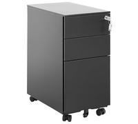 Beliani Storage Unit Bolsena Metal Black