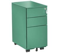 Beliani Storage Unit BOLSENA Metal Green, Green