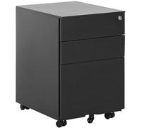 Beliani Storage Unit Cami Metal Black
