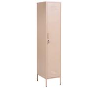 Beliani Storage Unit Frome Metal Beige