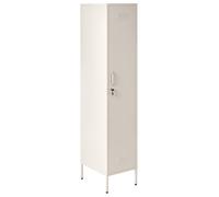 Beliani Storage Unit Frome Metal Light Beige