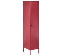 Beliani Storage Unit FROME Metal Red, Red