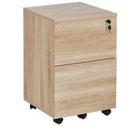 Beliani Storage Unit Johnson Light Brown