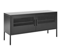 Beliani Storage Unit MORLEY Metal Black, Black