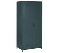 Beliani Storage Unit Varna Metal Dark Grey