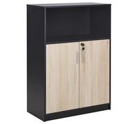 Beliani Storage Unit Zehna Brown/ Black