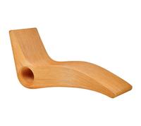 Beliani Sun Lounger Airole Rattan Brown