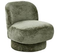 Swivel Armchair AYLO Chenille Green