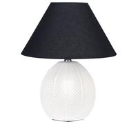 Beliani Table Lamp Cadena Ceramic Cream