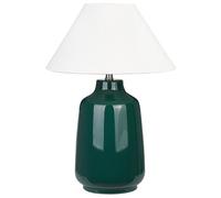 Beliani Ceramic Table Lamp Green Careta