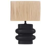 Beliani Table Lamp Judy Ceramic Black