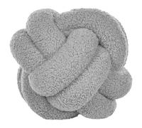 Beliani Throw Cushion MALNI Boucle 19 x 19 cm Grey Solid, Grey