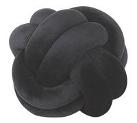 Throw Cushion MALNI Velvet 20 x 20 cm Black Solid