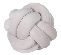 Throw Cushion MALNI Velvet 20 x 20 cm Light Grey Solid