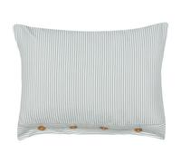 Beliani Throw Cushion Sebrine 40 X 60 Cm Mint Green Striped