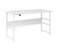 Beliani Tilting Drawing Desk Oran White 140 Cm 60 Cm