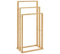 Beliani Towel Stand Tupelo Bamboo Light Brown