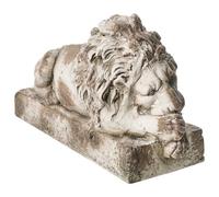 Beliani Traditional Garden Statue Lari Lion Beige