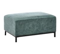 Beliani Traditional Ottoman Oslo Velvet Teal