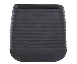 Beliani Traditional Plant Pot Parikia 50 Cm Black