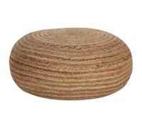 Beliani Traditional Pouffe Tifelt Jute Beige