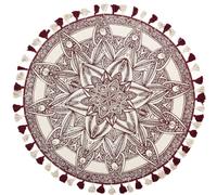 Beliani Traditional Rug Oltu Red 120 Cm Cotton