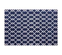 Beliani Traditional Rug Serres Blue 140 X 200 Cm