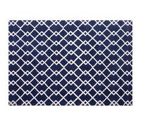 Beliani Traditional Rug Serres Blue 160 X 230 Cm