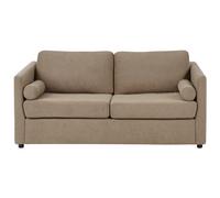 Beliani Traditional Sofa Bed Inkoo Fabric Brown